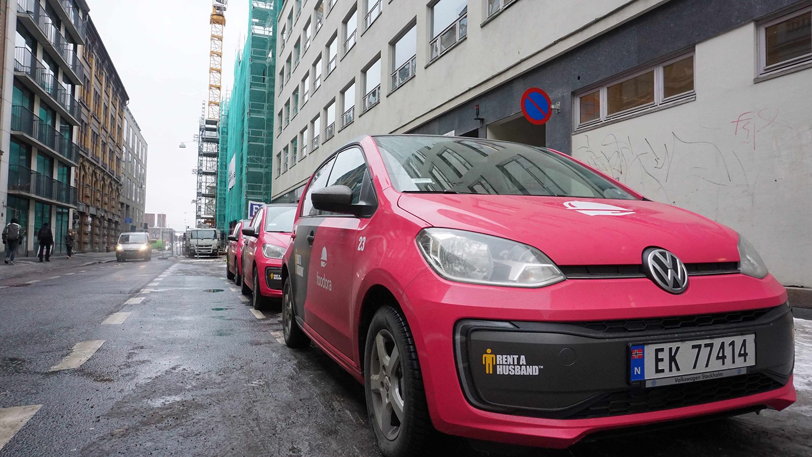 Rosa tohjulinger får drahjelp av rosa firehjulinger i Oslo
